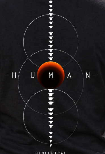 BFM ORIGIN CORE v7 — US Blanks US100 Black, back detail. AI-generated editorial image; not a photograph of the physical product.